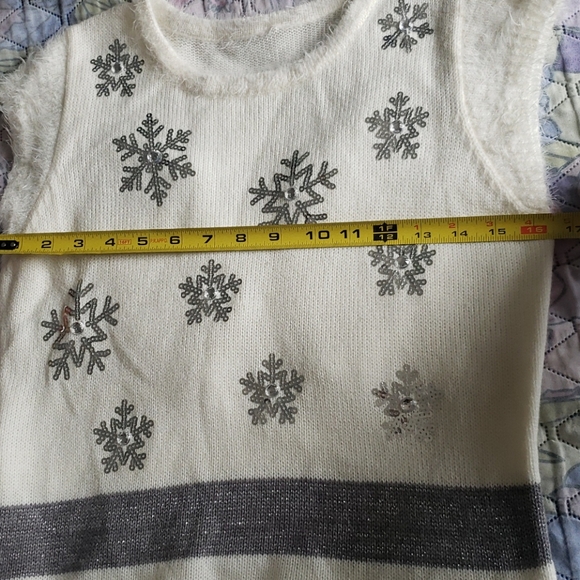 Snow Angel Christmas Sweater Dress M/L - Picture 10 of 10